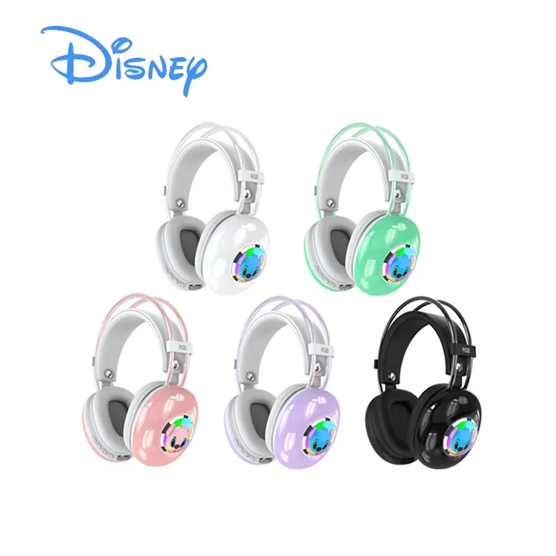 Stitch Disney Bluetooth Headphones AH-906 Wireless Earbuds HIFI
