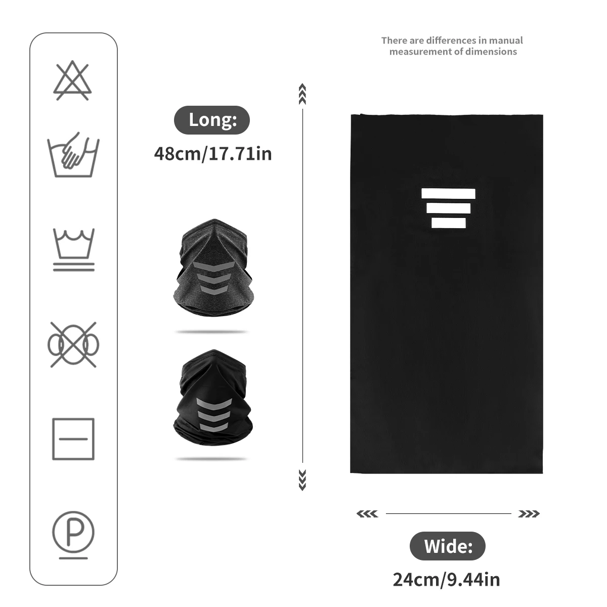 1pc Outdoor Riding Ice Silk Sunscreen Breathable High-elastic Quick-drying Mask Scarf Spring and Summer Ice Cool Sweat-absorbing