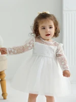 Baby Christening Stuff Dress Baby Dress Girls Party Birthday Wedding Princess White Dresses for Woman 4