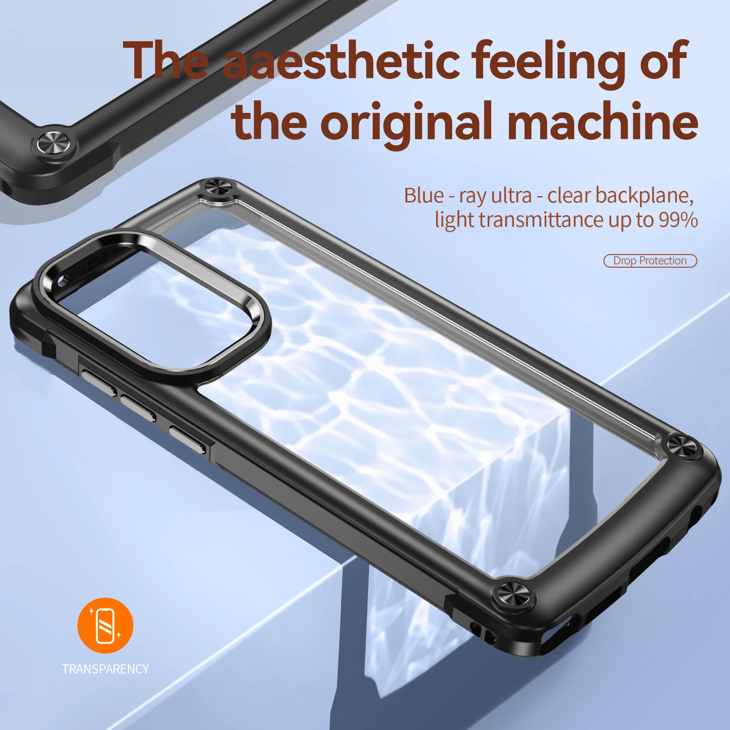 Moto G stylus 5G 2024 Phone Clear Case,Flexible Frame Protective