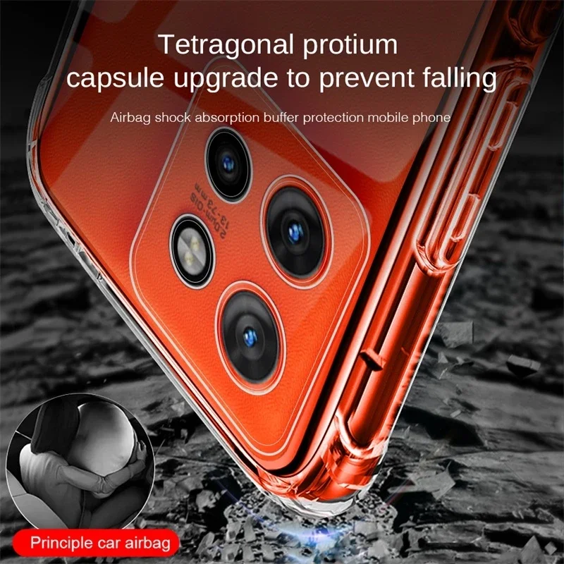 Ultra-Thin TPU Clear Airbag Protective Phone Case