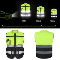 Construction Reflective Vest with Pockets