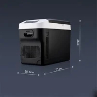28L Mini Fridges 12/24V Car Home Dual Use Refrigerator Protable Drinks Cooler Heater for Food Drink 110/220V Outdoor Picnic 4