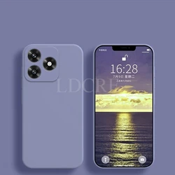 Liquid Silicone Rubber Phone Protector Case for Honor X5c (Lavender Grey)