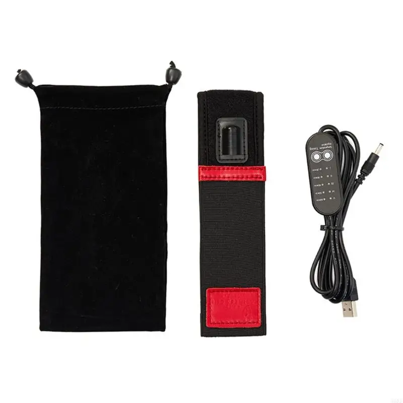 55KF Camera Lens Heater Temperature Control USB Charging Heating Defogging Belt