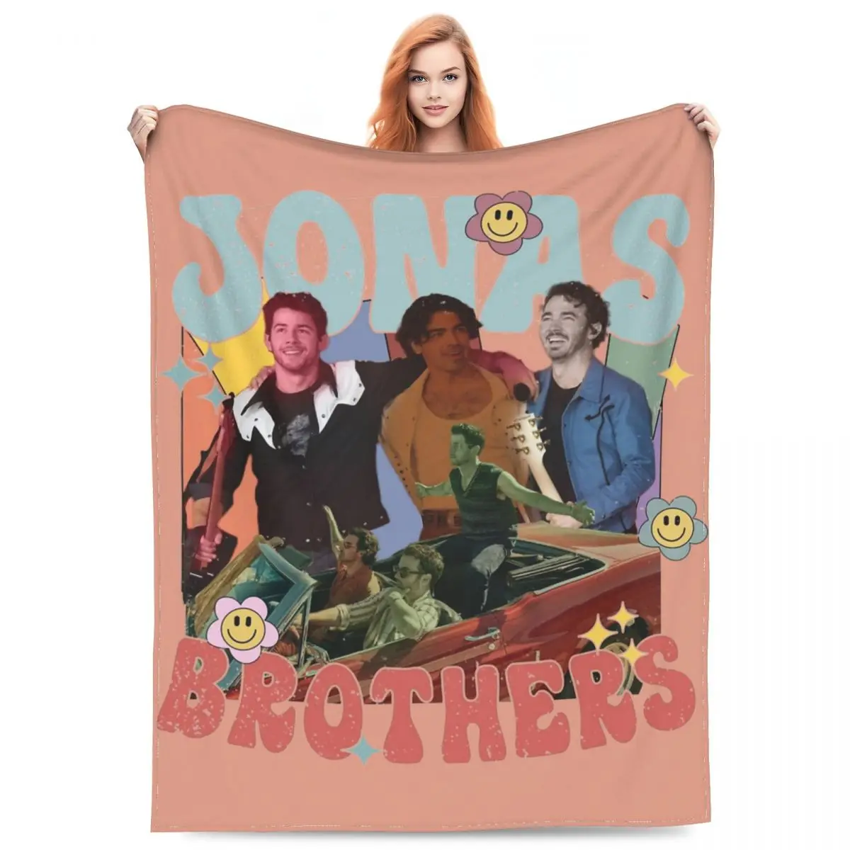 Coperta Per Banda Musicale Dei Fratelli Di 830 Stampa In Peluche In Pile Corallo Una Notte Cinque Album Coperta Super Morbida Per Letto Trapunta Da Es