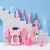 Baby Care 13/8/4-piece Storage Bag Baby Nasal Inhaler Nail Clippers Daily Cleaning Cartoon Set Mother and Baby Care Set 2