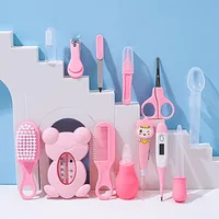 Baby Care 13/8/4-piece Storage Bag Baby Nasal Inhaler Nail Clippers Daily Cleaning Cartoon Set Mother and Baby Care Set 2