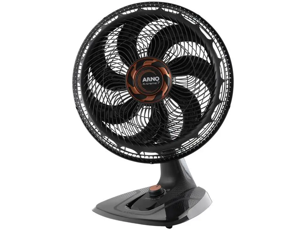 Ventilador de Mesa Arno X-Treme 7 40cm 7 Pás 3 Velocidades Cinza e Cobre - 220V 5