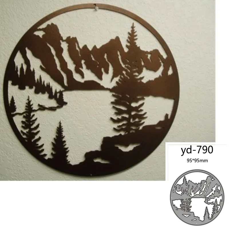 

Металлические штампы для вырезания форма для украшения ландшафта для скрапбукинга бумаги рукоделия ножа форма лезвие перфоратор трафареты