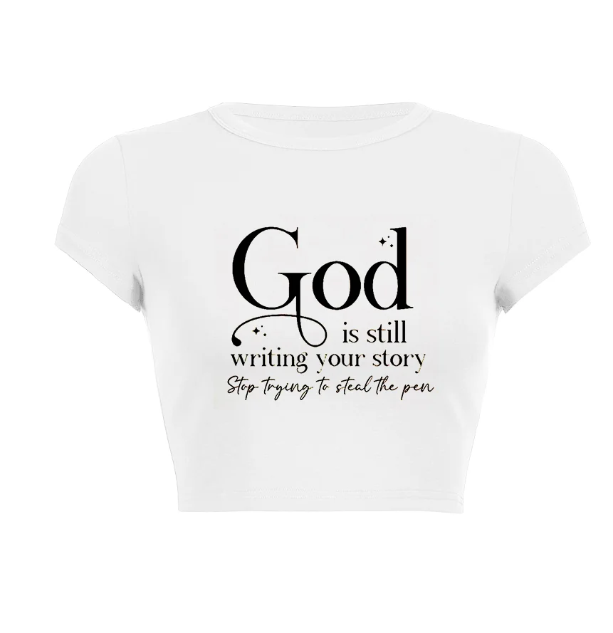 

Женская Винтажная Футболка-корсет с графическим принтом и коротким рукавом