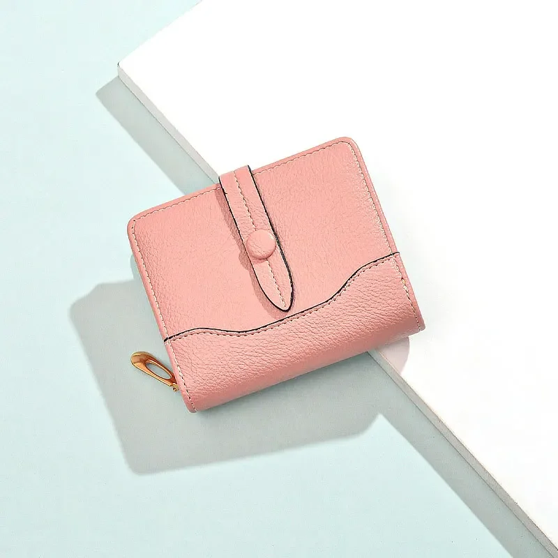 

Новый женский кошелек, однотонное украшение на ремне, Большая вместительная женская сумка, многофункциональный зажим для карт