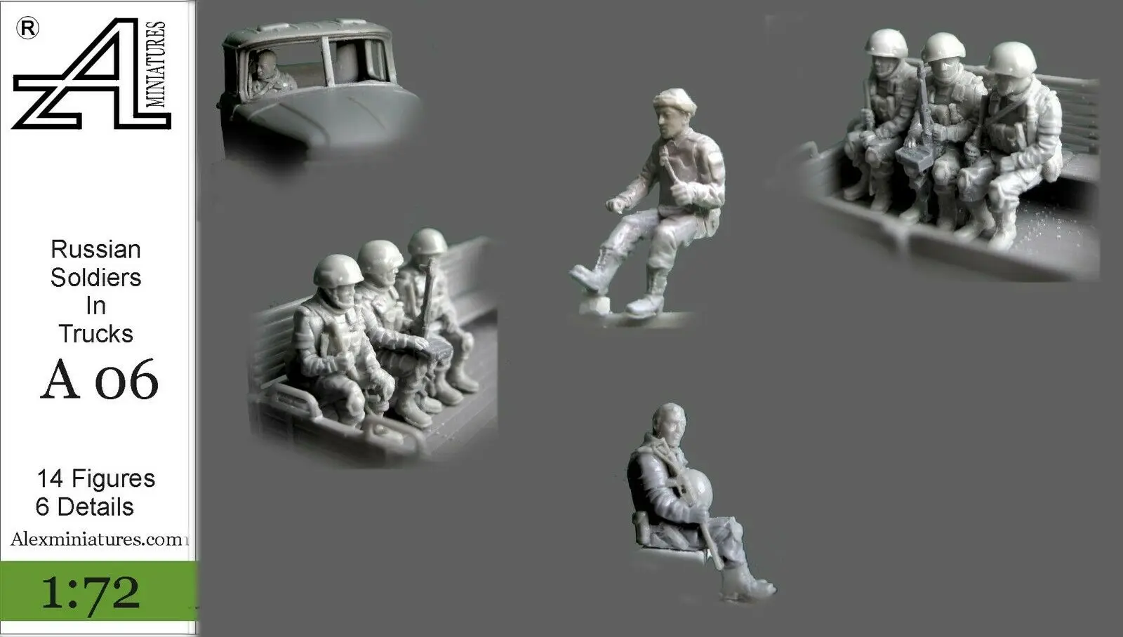 

1/72 Scale Die-cast Resin Figure Russian Soldier Scene Layout Model Assembly Package Free Shipping (unpainted)
