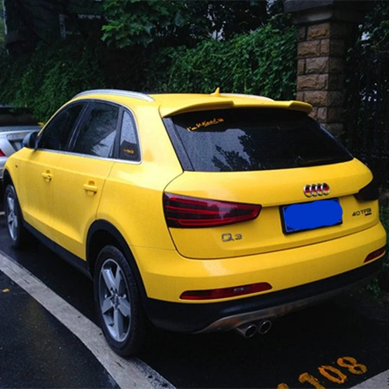 

for Audi Q3 high quality ABS material car rear wing primer color Q3 hatchback spoiler for Audi Q3 spoiler 2013-2017