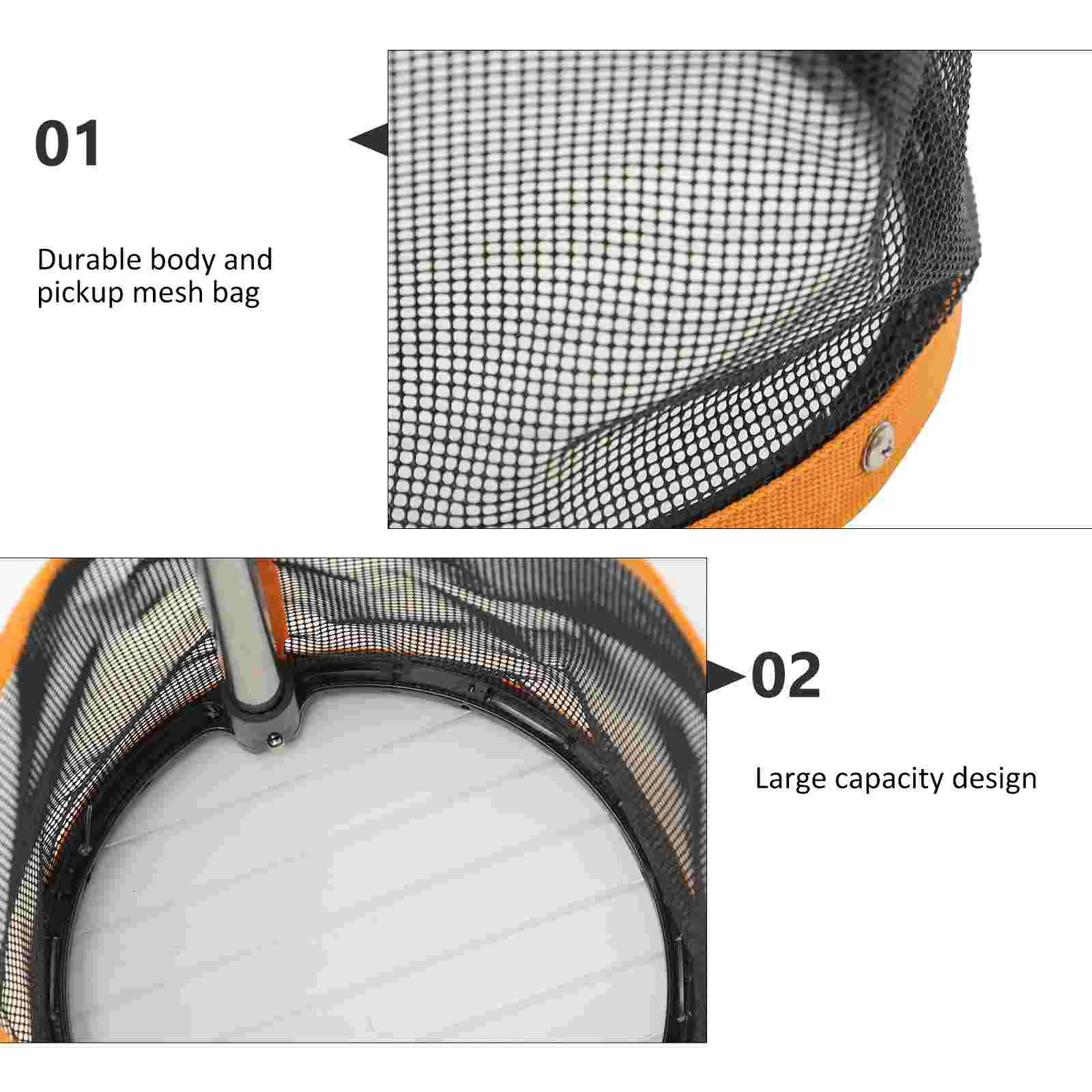 Pick up The Ball Table Tennis Picker Adjustable Catcher 104X20X20CM Nylon Practical