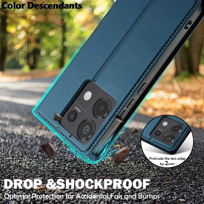 Leather Magnetic Flip Stand Phone Cover, Compatible with Samsung Galaxy A16 5G