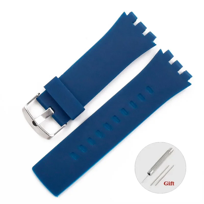 Silicone Sport Watch Strap - 24mm Replacement Wristband
