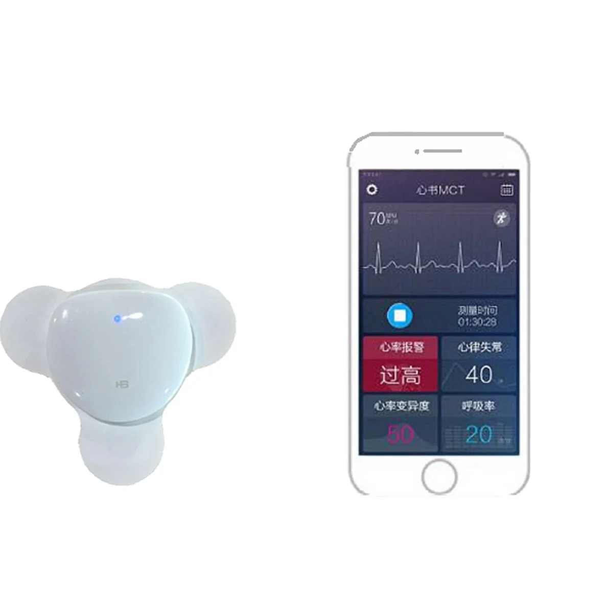 

Mintti портативный Holter монитор мобильное приложение 24 часа частота сердечных сокращений EKG/ECG машина