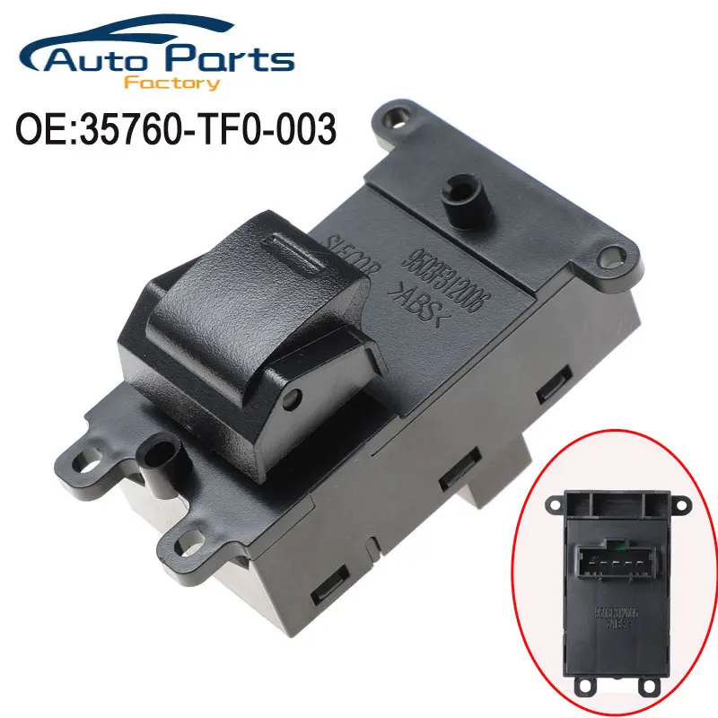 New Rear Left Right Power Master Window Switch For HONDA FIT JAZZ 35760