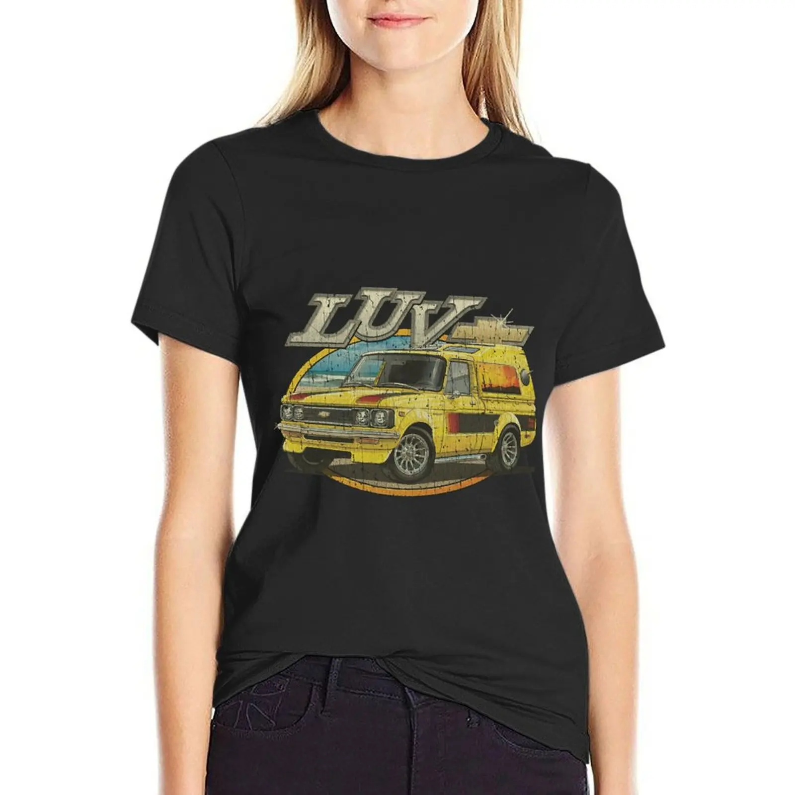 

LUV Truck 1972 T-Shirt Aesthetic clothing oversized tops animal print shirt for girls t shirts for Women graphic
