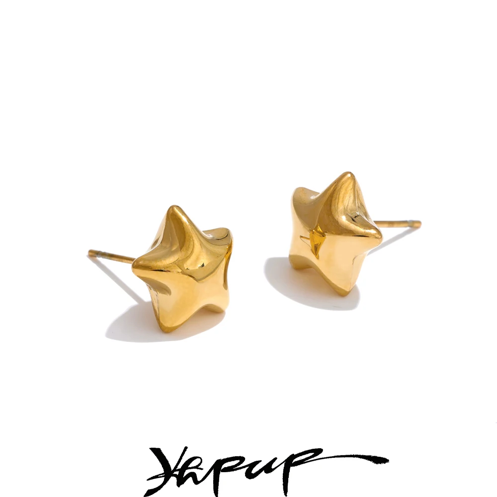 Yhpup Stainless Steel Stud Earrings for Women