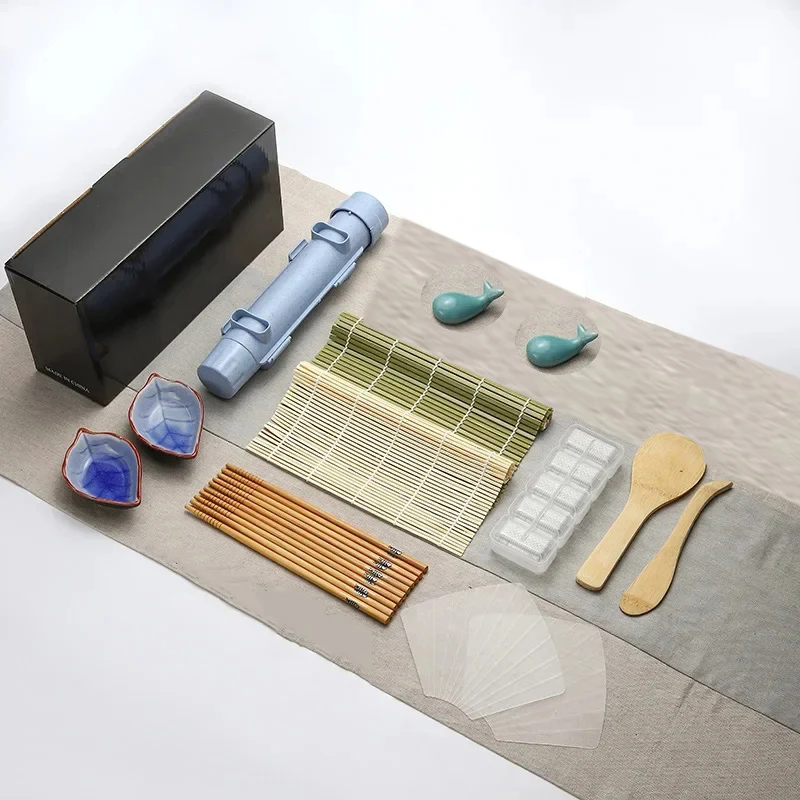 Sushi Maker Set: DIY Sushi Mold and Roll Kit with Bamboo Mat