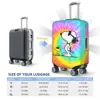 Custom Cute Cartoon Snoopy Luggage Cover Protector Fashion Travel Suitcase Covers for 18-32 Inch 6
