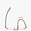 Semi-Rimless Anti Blue Rays Square Hyperopia Eyeglasses Women Men TR90 Magnifier Glasses For The Elderly  +75 +100 +125 To +400 4