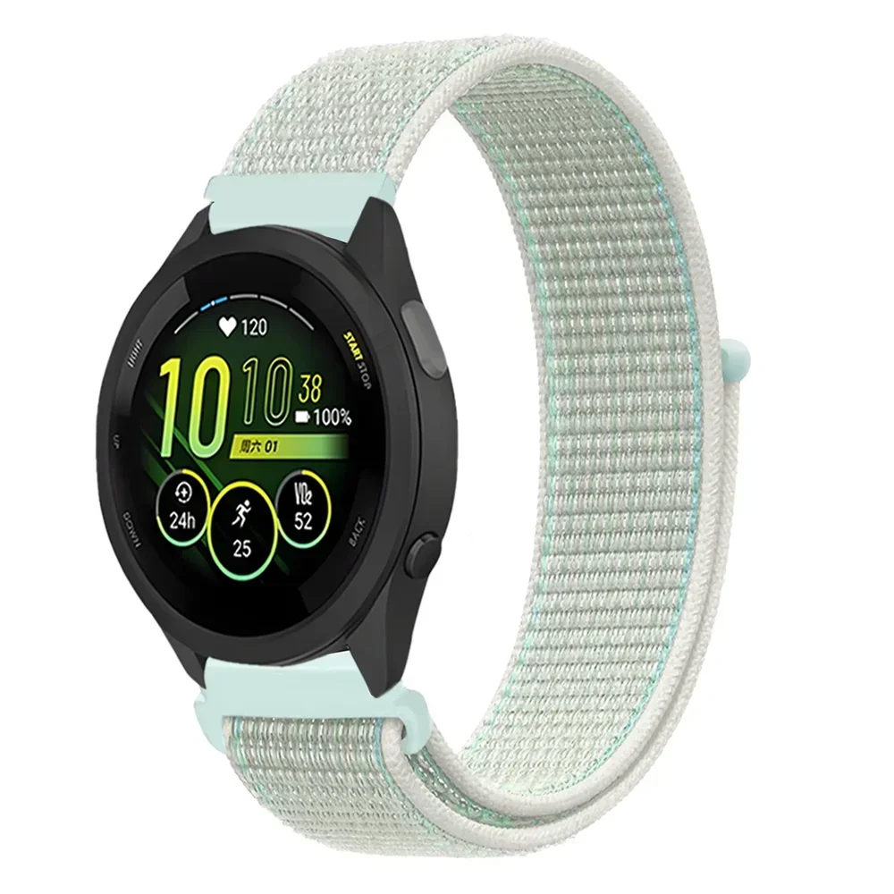 Nylon Loop Strap, 20/22mm, for Smartwatch - Breathable and Adjustable Bracelet Band