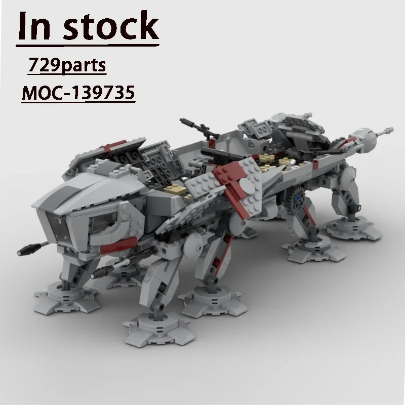 Il Set Classico 75337 È Compatibile Con Il Nuovo Moc-139735 Space Robot Dog Assembly Building Block Model 729 Parts Kidsbirthday Toygift