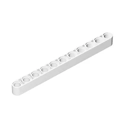 Premium Mechanical MOC Building Blocks Set - Liftarm Thick 1 x 11 Accessories (White)