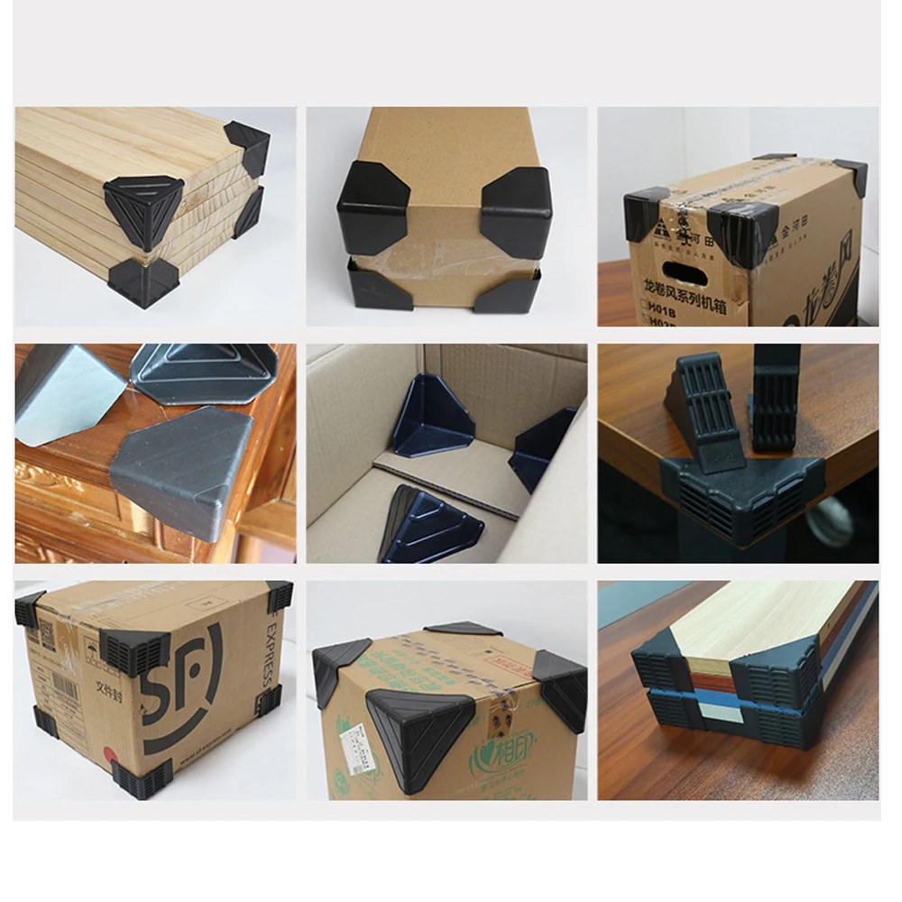 96 Pack Polystyrene Corner Protectors For Shipping - 3x3x3 Inch EPS Foam - FixtureDisplays