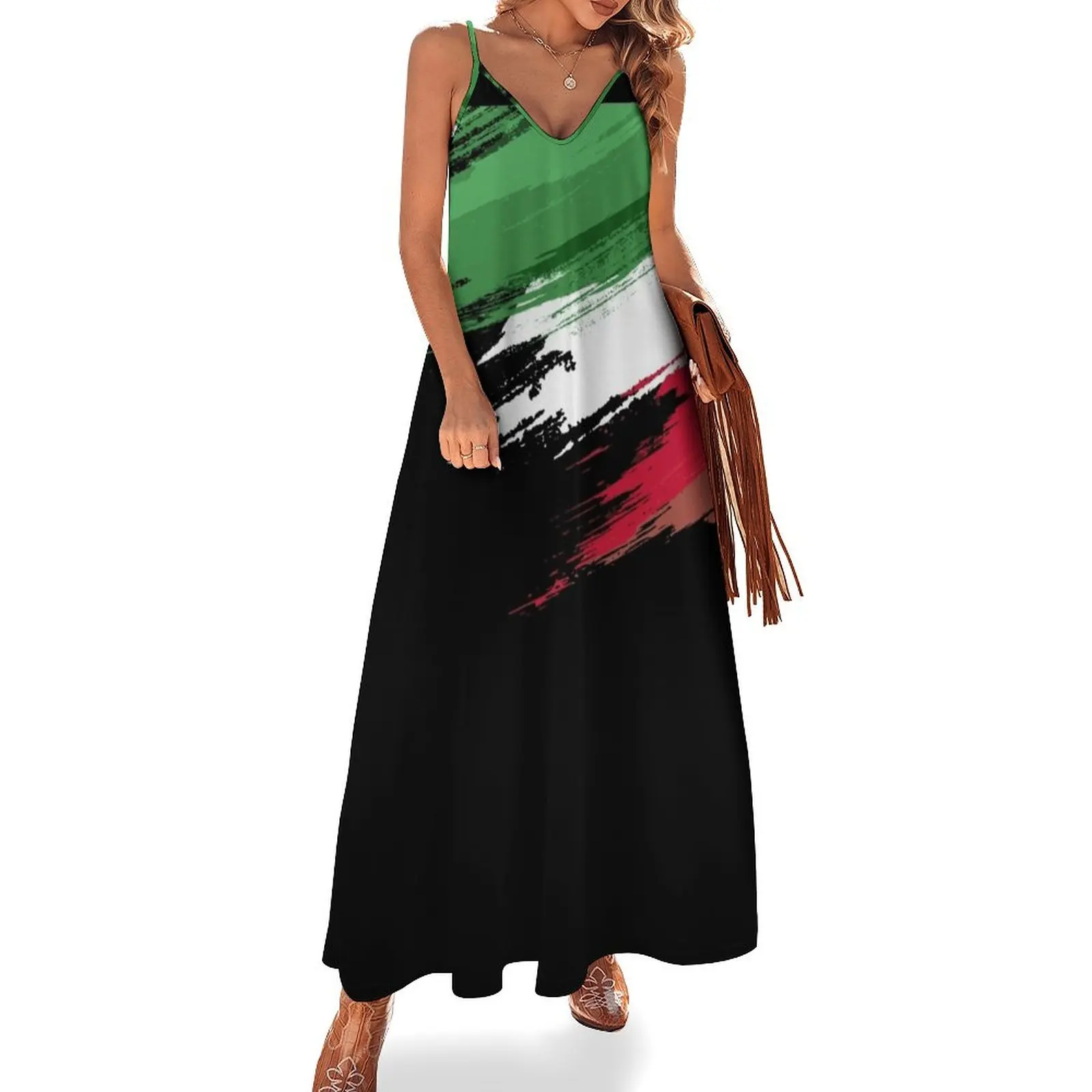 

Italy European Sleeveless Dress summer dresses women 2024 ladies dresses for special occasions