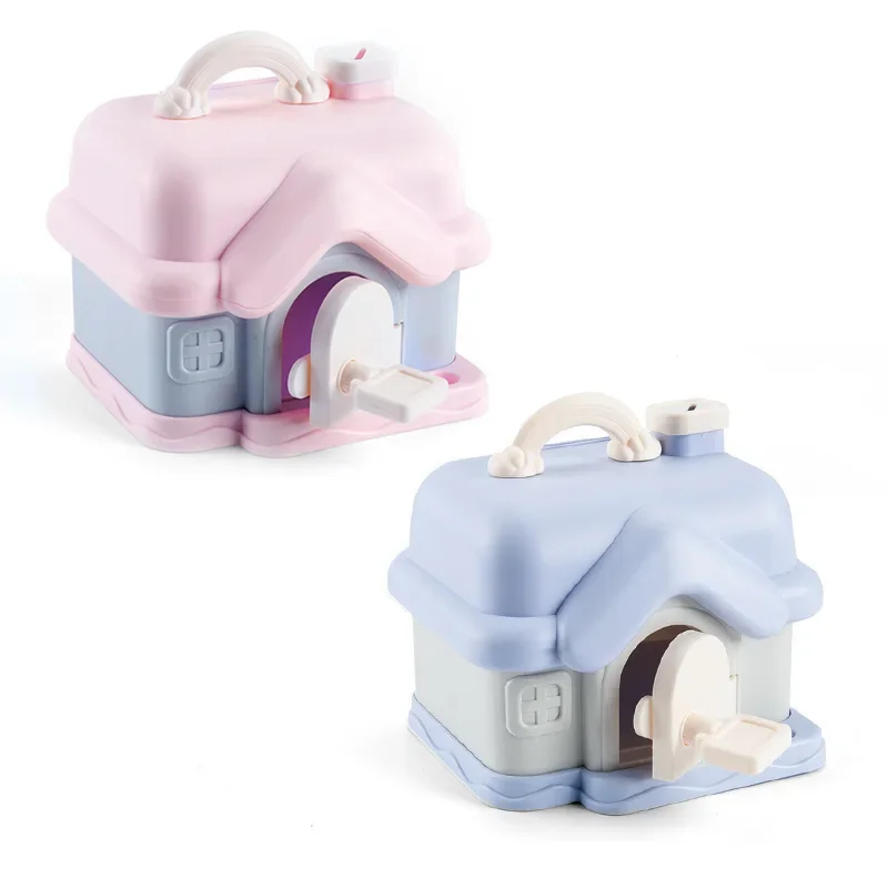 Children's Money Box Creative Cartoon Cute Little House Easy Access Large Capacity Storage Toy for Girls Saving Money