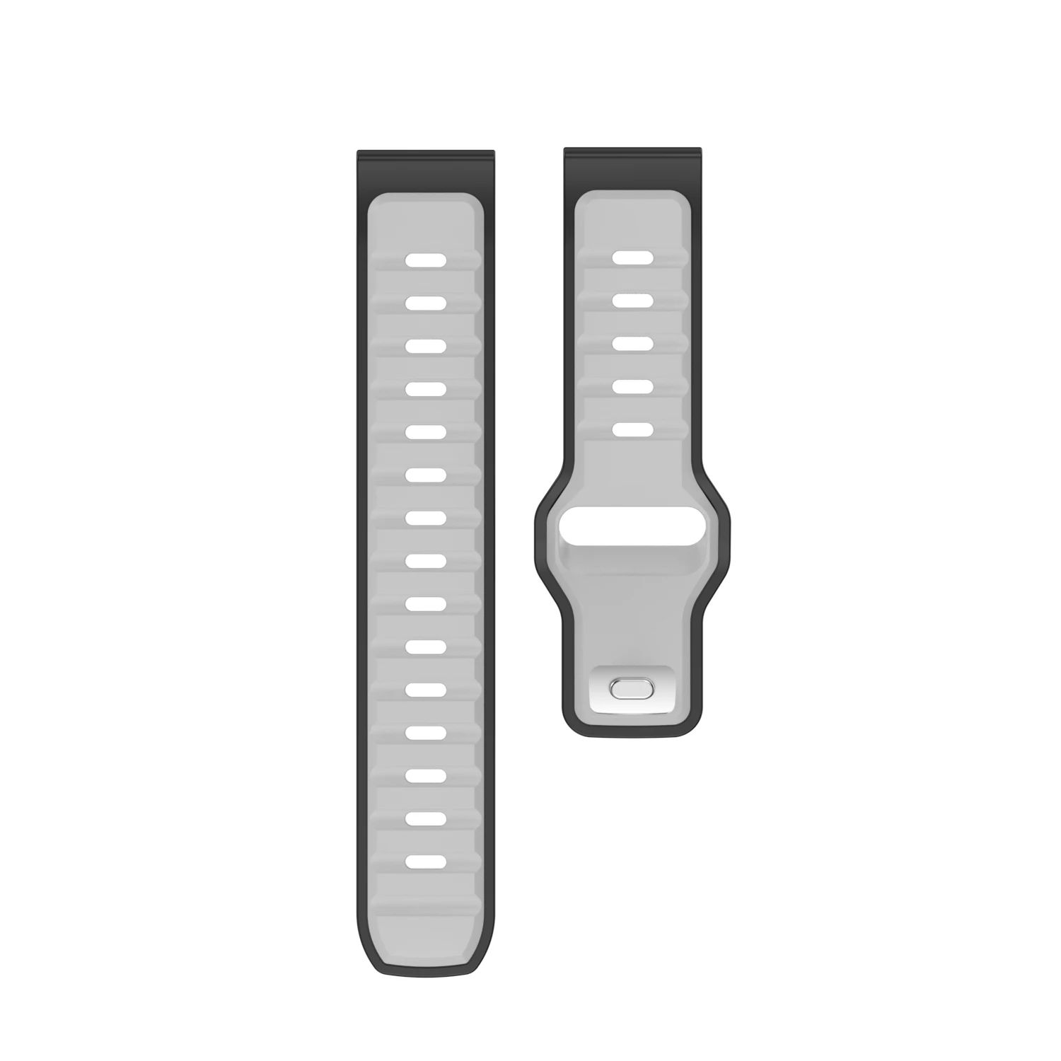 Sporty Silicone Watch Strap - 20mm/22mm Band