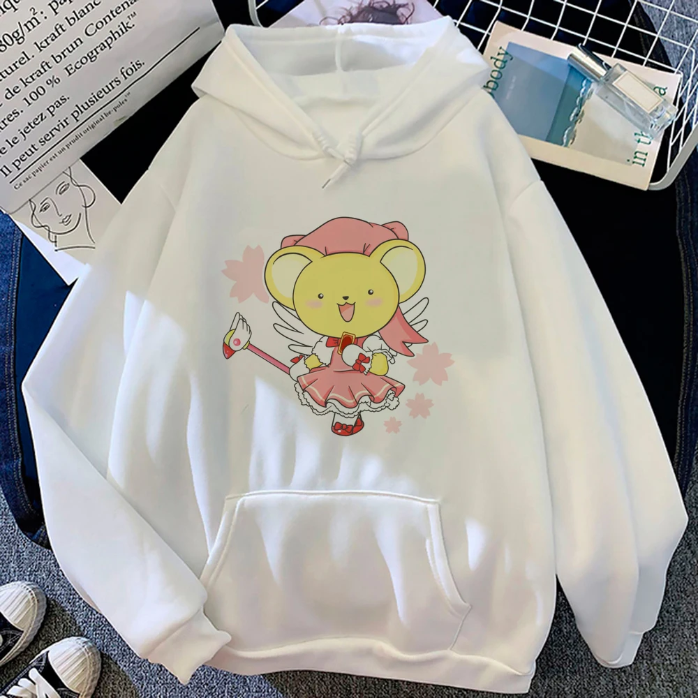 

Cardcaptor Sakura hoodies women 90s gothic Pullover female Kawaii Pullover