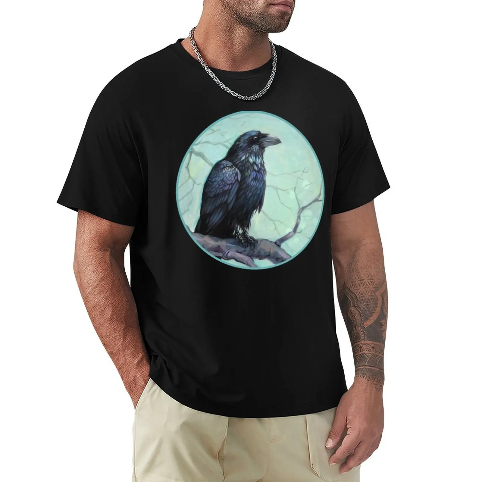 Wiscasset Raven - Raven Bird T-Shirt Camicie Graphic Tees Abbigliamento Anime Ventagli Sportivi Maglietta Da Uomo Grafica