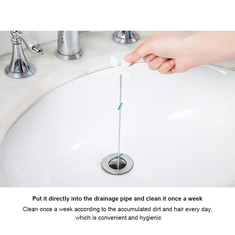 1~5PCS lot Drain Hair Removal Clog Tools Bathroom Hair Sewer Outlet Kitchen Sink Anti Clogging Floor Toilet Cleaner Filter 6