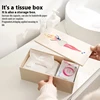 New Gifts Waterproof Classy Girl Tissue Box Napkin Holder Craft Ornaments Desktop Storage Boxes Hangable Storage Case Car 3