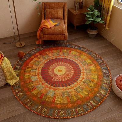 

Новинка 12449, ковер Nordic Tie-Dye, оптовая продажа, плюшевый коврик, одеяло для гостиной, спальни, напольная Подушка для украшения дома