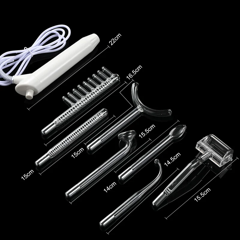 Apparatus High Frequency Facial Machine For Hair Face Anti Aging Therapy Acne Tool Fusion Neon+Argon Wands Skin Beauty 5