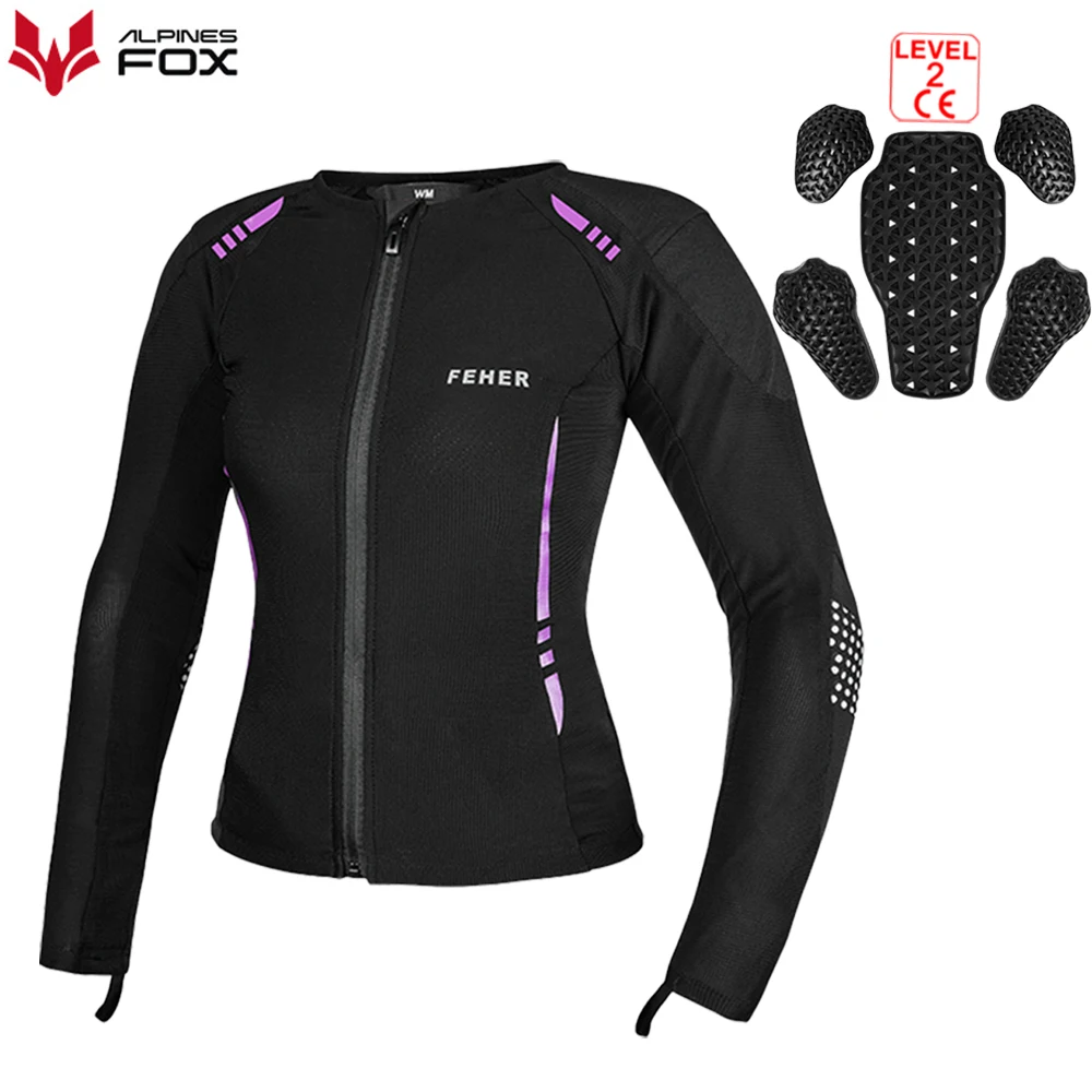 Motorcycle Jacket Women CE Approved Motocross Body Armor Summer Downhill Motorbike Protection Racing