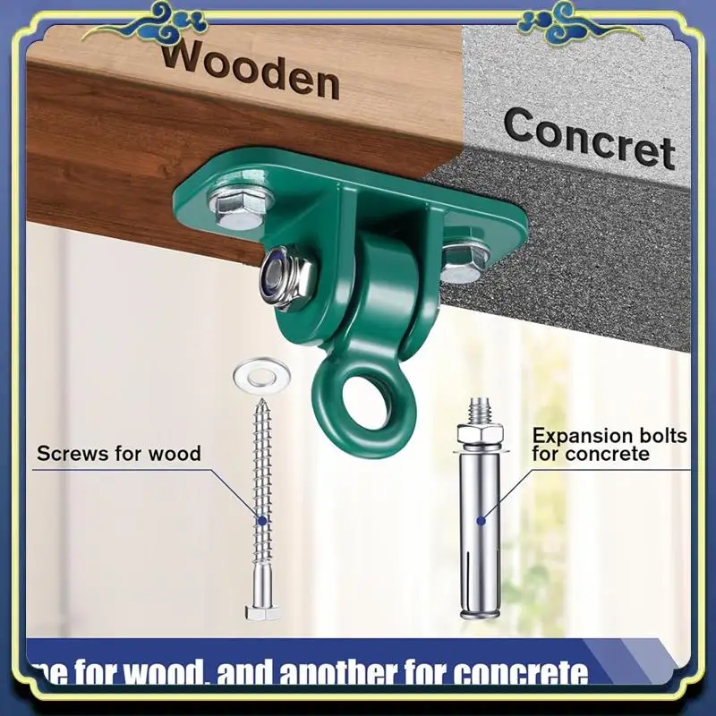 Latest Wooden Concrete Swing Hook Set Expansion Bolts For Porch Playground