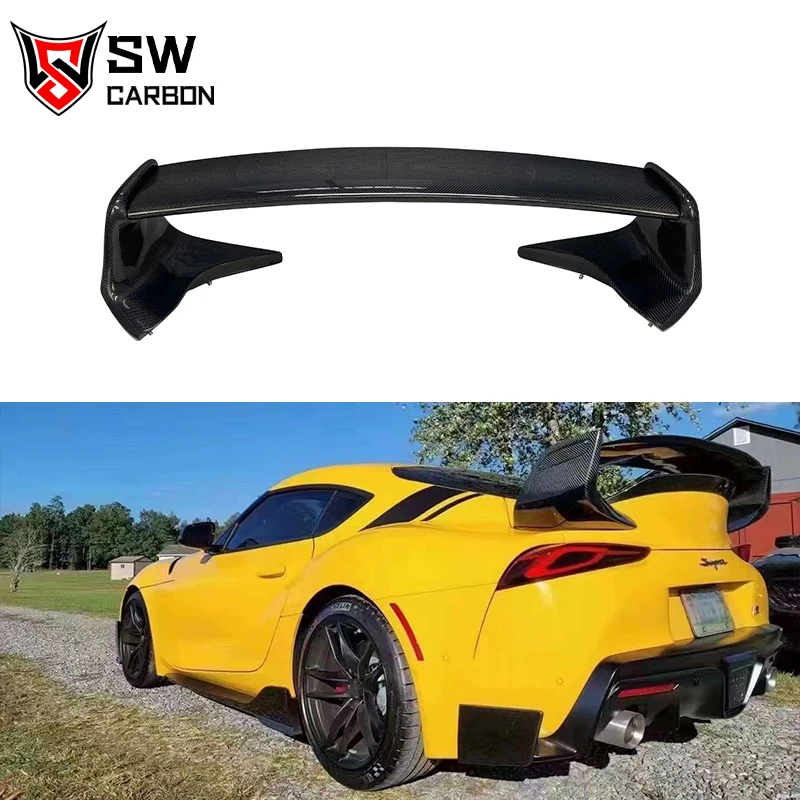 

Carbon Fiber Street Hunter Style Rear Spoiler for Toyota Supra GR MK5 A90 A91 GR Trunk Lip Splitter Diffuser Spoiler Body Kit