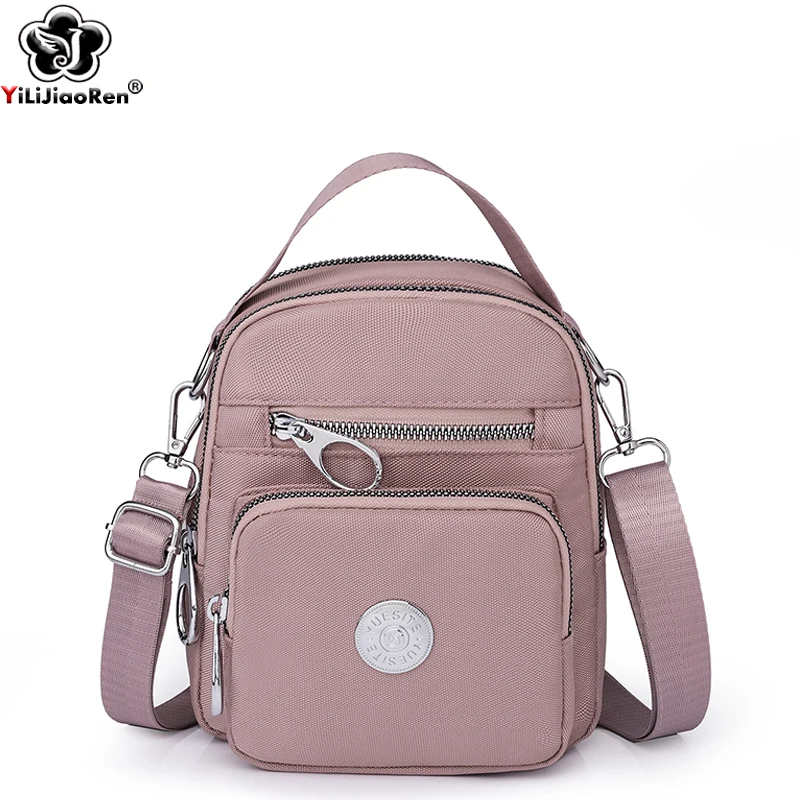 Casual Handbag for Women Waterproof Nylon Shoulder Messenger Bag Female Simple Small Crossbody Bags Ladies Purses and Handbags