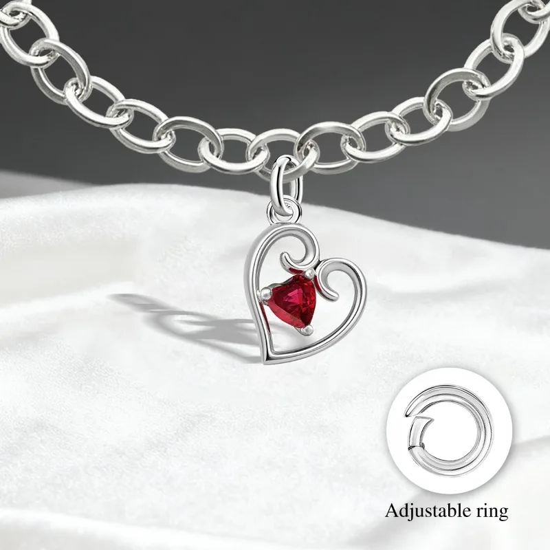 Verstellbare 925 Sterling Silber Vintage Anhänger Krone Gänseblümchen Flugzeug Charms Perlen Passend für Original Armband Halskette DIY Schmuck – Detail 4