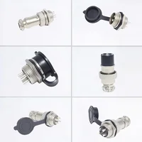GX12 GX16 GX20 Aviation Connector Dust Cover, Threaded Protective Cap for Plug/Socket, Waterproof, Metal/Plastic Options 4