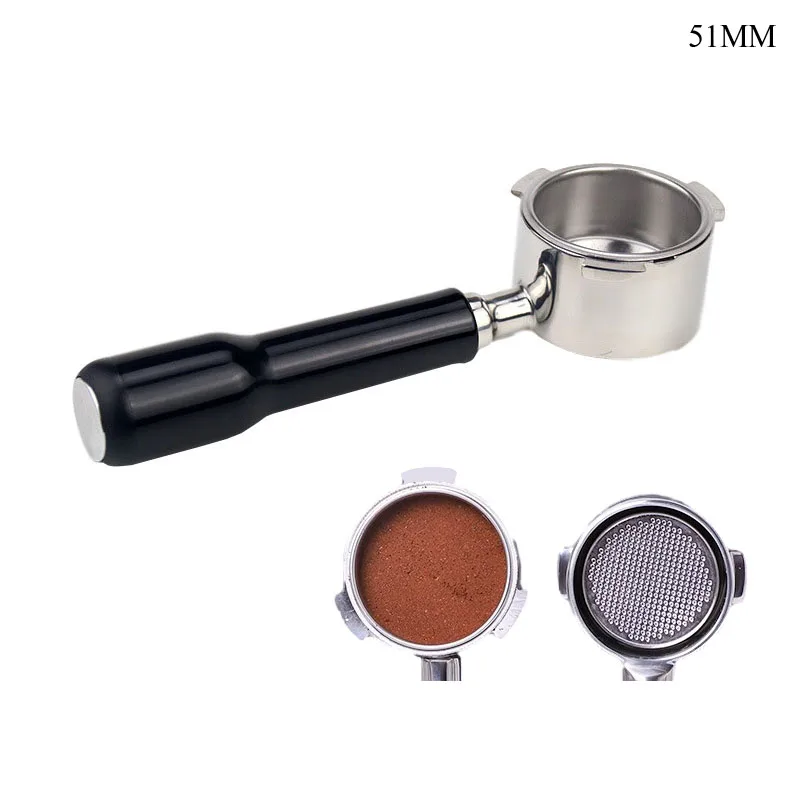 

51mm Bottomless Portafilter Professional Coffee Espresso Machine Handle, Coffee Tools