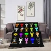 Sprunki Incredibox Game Blanket Plush Nap Sofa rug for Living Room Warm Office Bedroom Birthday Home Travel Kid Gifts 4