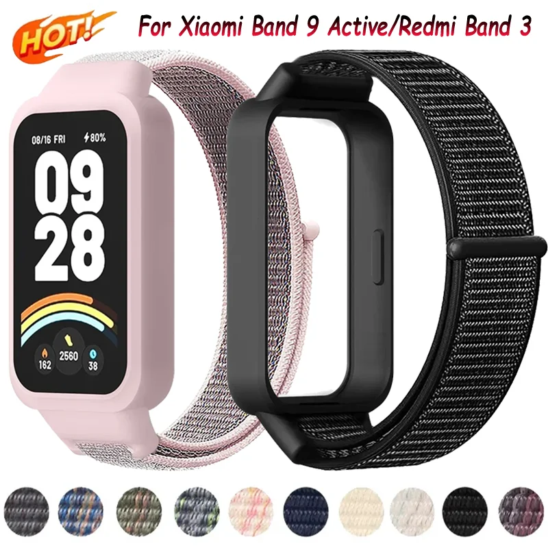 Breathable Nylon Loop Strap - Comfortable & Durable Replacement Wristband Bracelet for Fitness Trackers